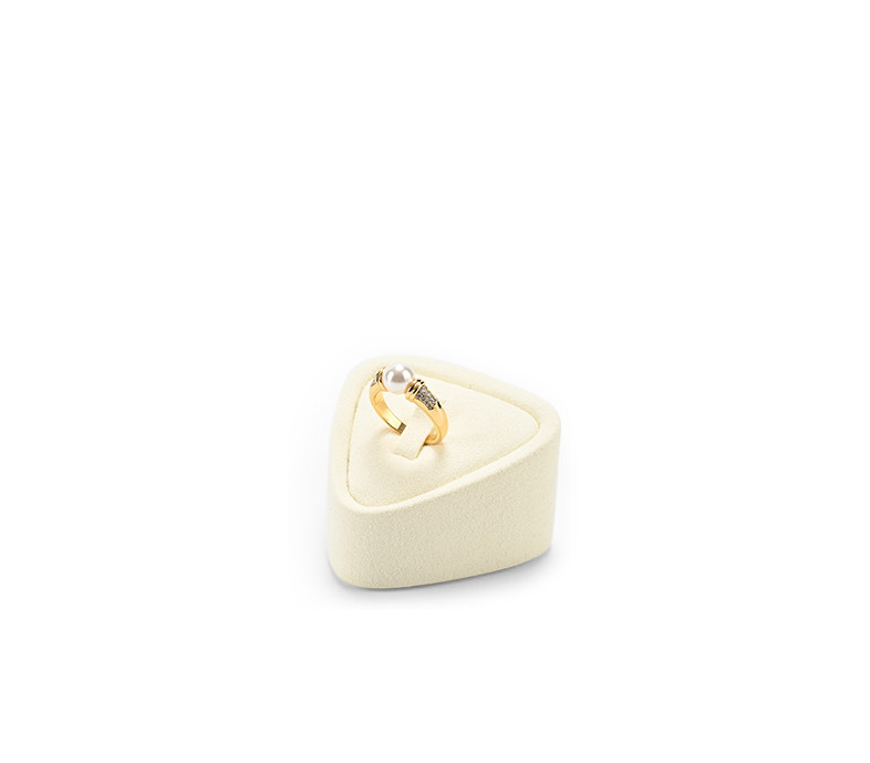 OIRLV Fashion BEIGE Microfiber Jewelry display set :TT468