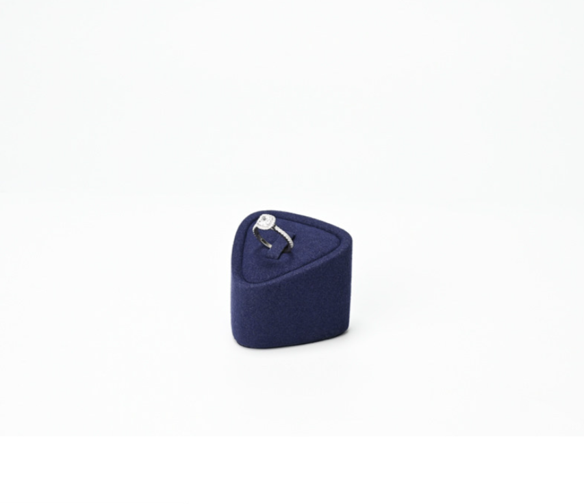 Hot sale Blue Microfiber Jewelry display set:TT470