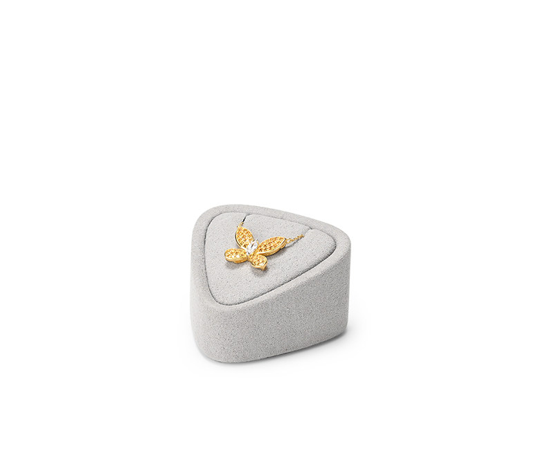 OIRLV Fashion GRAY Microfiber Jewelry display set :TT471