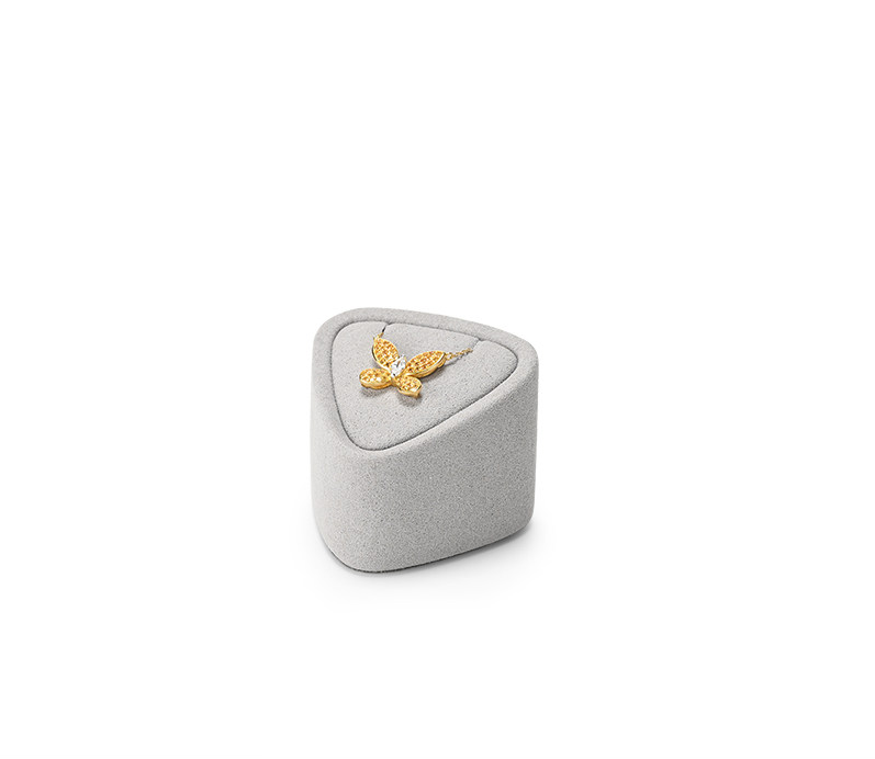 OIRLV Fashion GRAY Microfiber Jewelry display set :TT471