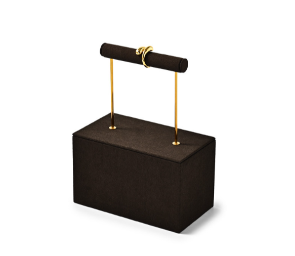 OIRLV Luxury Brown metal Jewelry display set : TT474