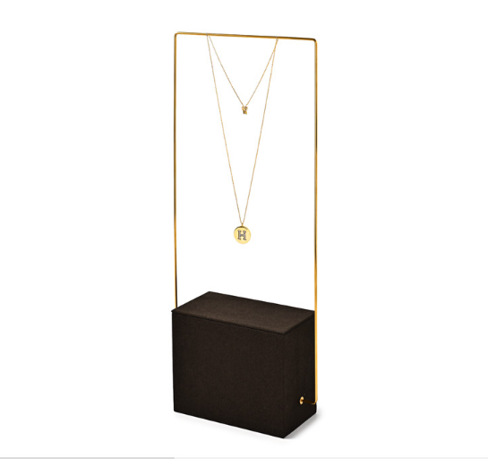 OIRLV Luxury Brown metal Jewelry display set : TT474