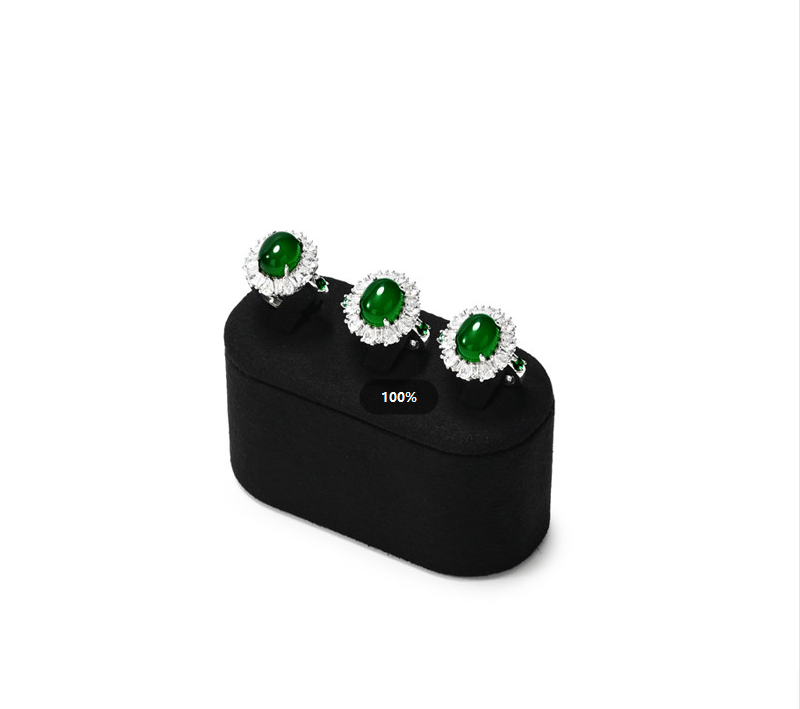 OIRLV factory black Microfiber fashion jewelry set:TT479