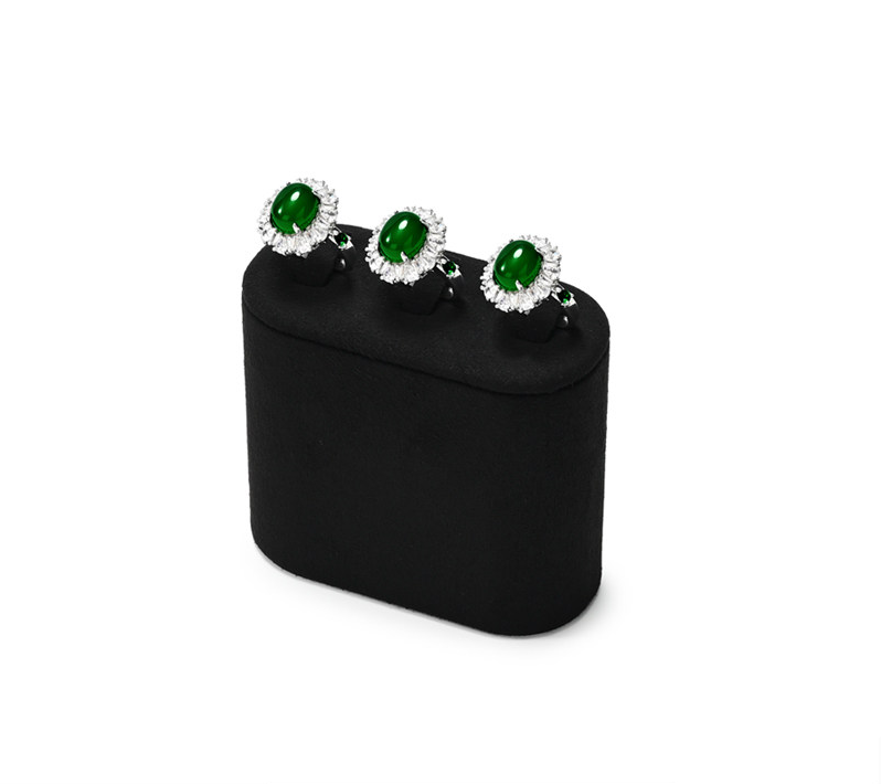 OIRLV factory black Microfiber fashion jewelry set:TT479