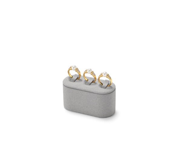 OIRLV High end Blue microfiber Jewelry Display :TT481