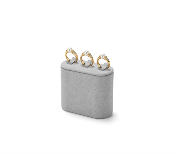 OIRLV High end Blue microfiber Jewelry Display :TT481