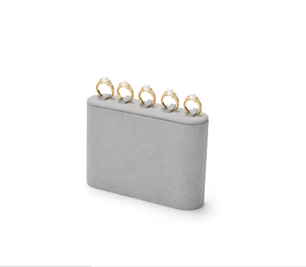 OIRLV High end Blue microfiber Jewelry Display :TT481