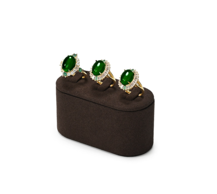 OIRLV Factory brown Microfiber fashion jewelry set ：TT482