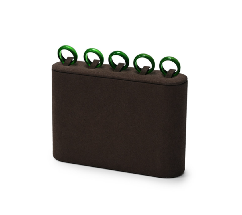 OIRLV Factory brown Microfiber fashion jewelry set ：TT482