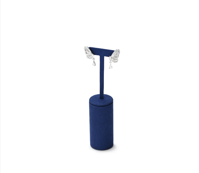 OIRLV High end Blue microfiber Jewelry Display :TT483