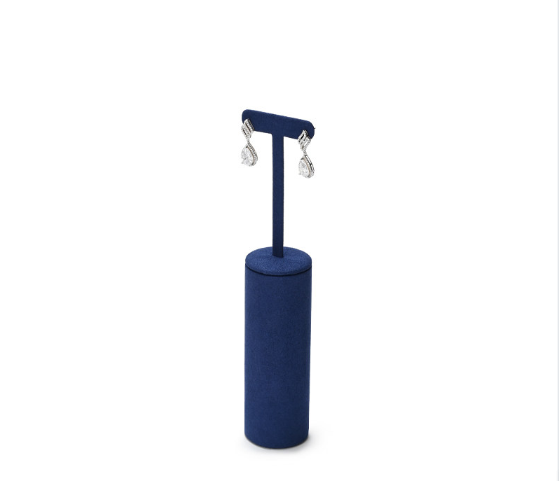 OIRLV High end Blue microfiber Jewelry Display :TT483