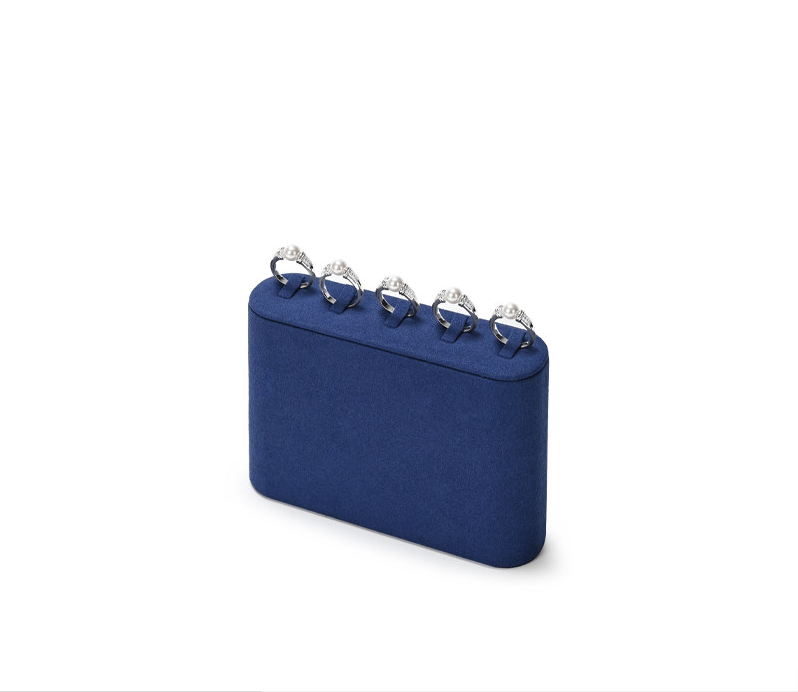 OIRLV High end Blue microfiber Jewelry Display :TT483