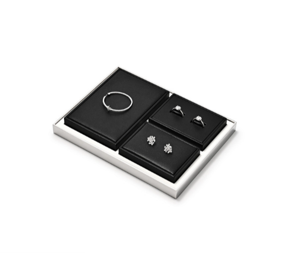 OIRLV Factory Black Leather Jewelry Display:TT484