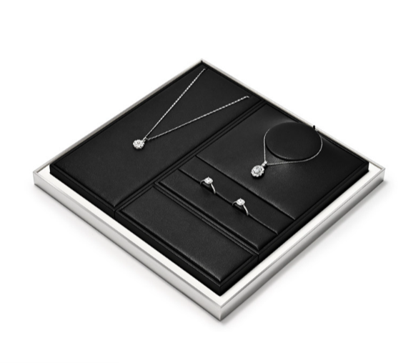 OIRLV Factory Black Leather Jewelry Display:TT484