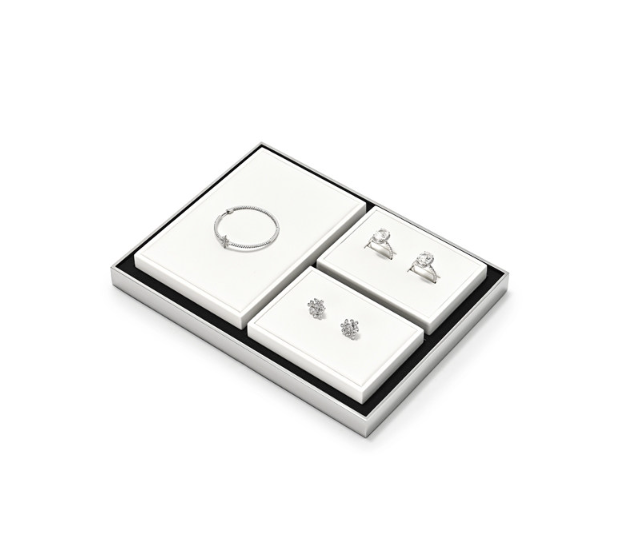 OIRLV Wholesale Leather White Jewelry Display:TT485