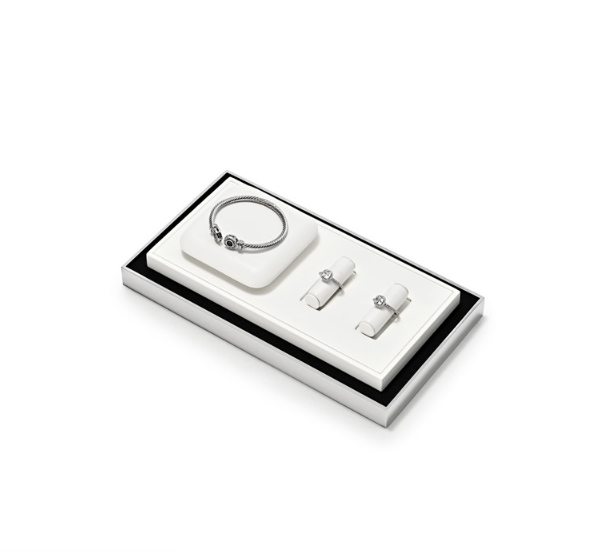 OIRLV Wholesale Leather White Jewelry Display:TT485
