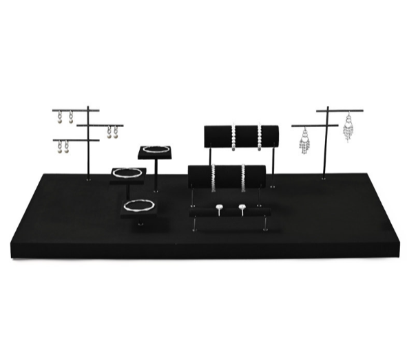 OIRLV Wholesale black metal jewelry display set : TT486