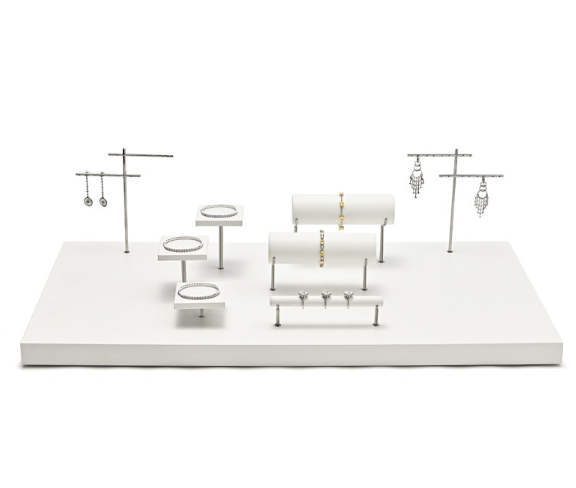 OIRLV Wholesale metal leather Jewelry display set :TT487