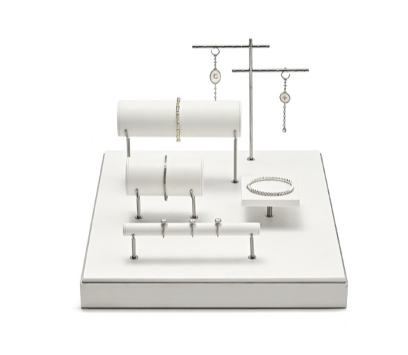 OIRLV Wholesale metal leather Jewelry display set :TT487
