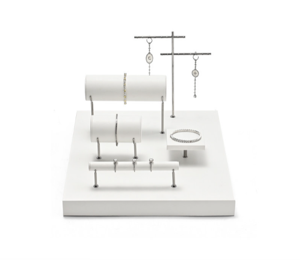 OIRLV Wholesale metal leather Jewelry display set :TT487