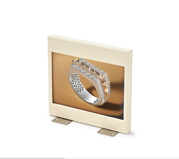 OIRLV hot sale beige Microfiber jewelry display set : TT488