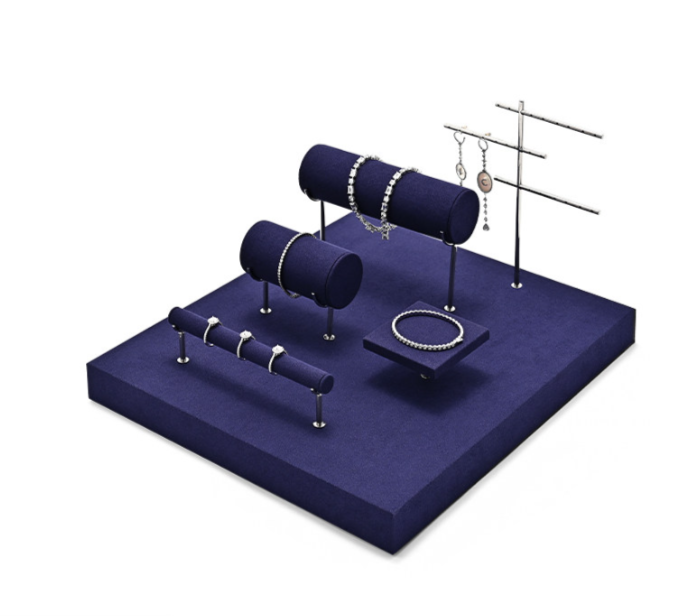 OIRLV High quality Blue Microfiber display set :TT489