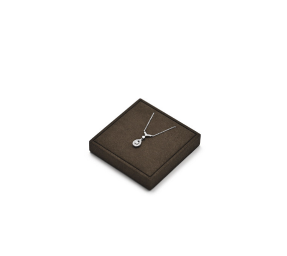 OIRLV New arrival Brown Leather Jewelry display TT528