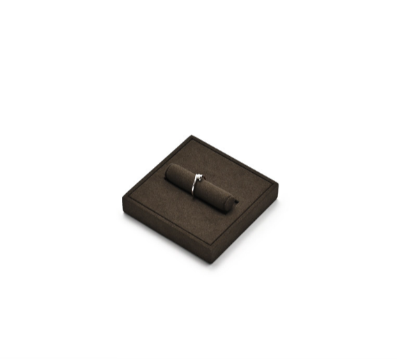 OIRLV New arrival Brown Leather Jewelry display TT528