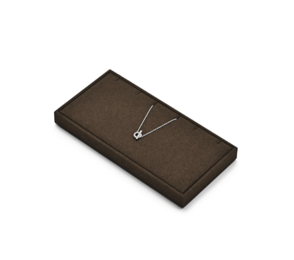 OIRLV New arrival Brown Leather Jewelry display TT528