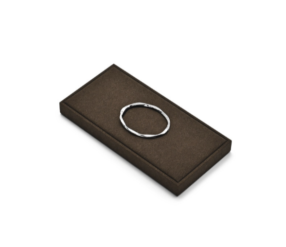 OIRLV New arrival Brown Leather Jewelry display TT528