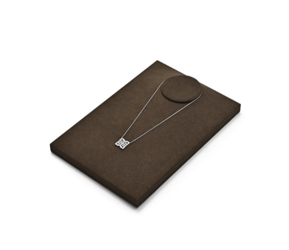 OIRLV New arrival Brown Leather Jewelry display TT528