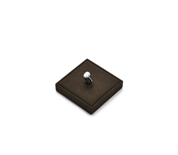 OIRLV New arrival Brown Leather Jewelry display TT528