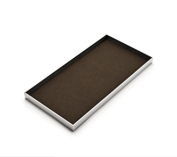 OIRLV New arrival Brown Leather Jewelry display TT528