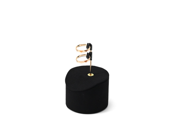 OIRLV High quality Black Microfiber jewelry:TT536