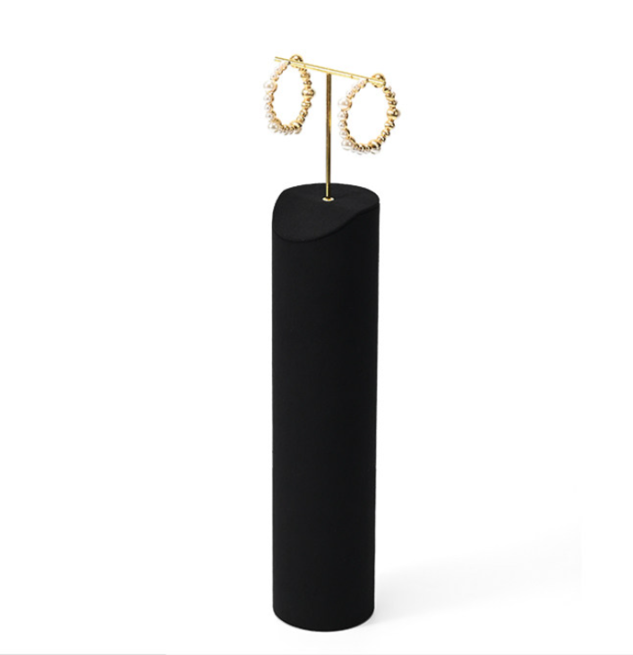 OIRLV High quality Black Microfiber jewelry:TT536