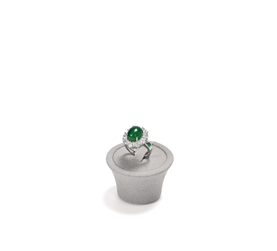 Oirlv New arrival Grey Microfiber Jewelry Combination Set : TT550