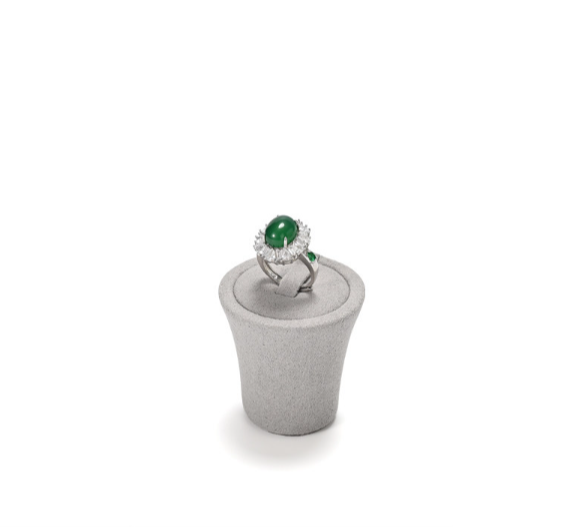 Oirlv New arrival Grey Microfiber Jewelry Combination Set : TT550
