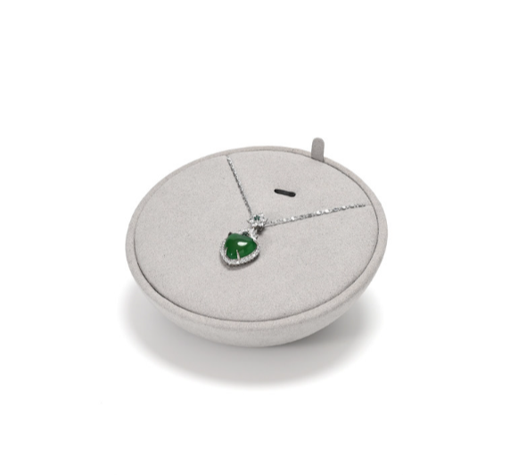 Oirlv New arrival Grey Microfiber Jewelry Combination Set : TT550