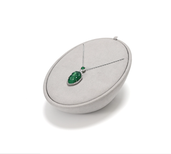 Oirlv New arrival Grey Microfiber Jewelry Combination Set : TT550