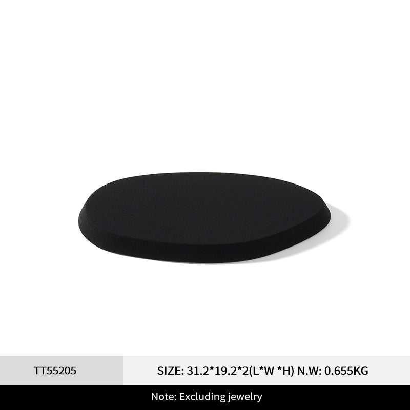 Fashion Beige Microfiber Metal Jewellery Ring Display:TT551-TT553