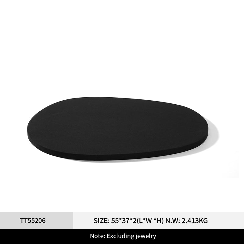 Fashion Beige Microfiber Metal Jewellery Ring Display:TT551-TT553