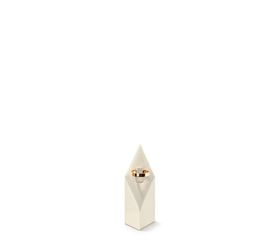 OIRLV Luxury Beige Microfiber Jewelry display set : TT554