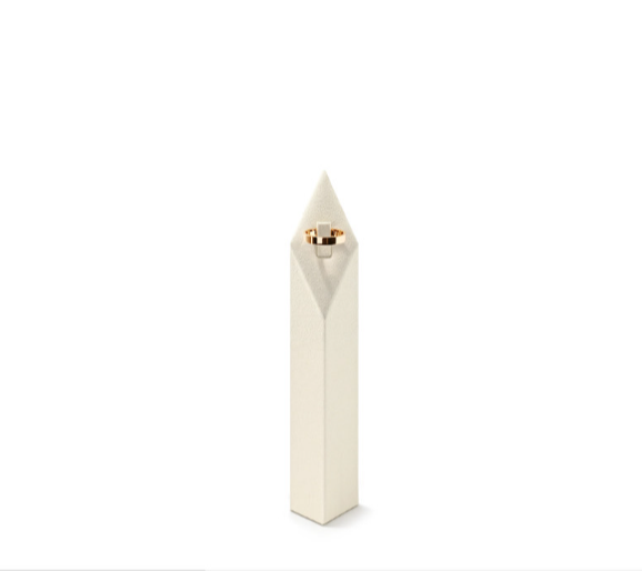 OIRLV Luxury Beige Microfiber Jewelry display set : TT554