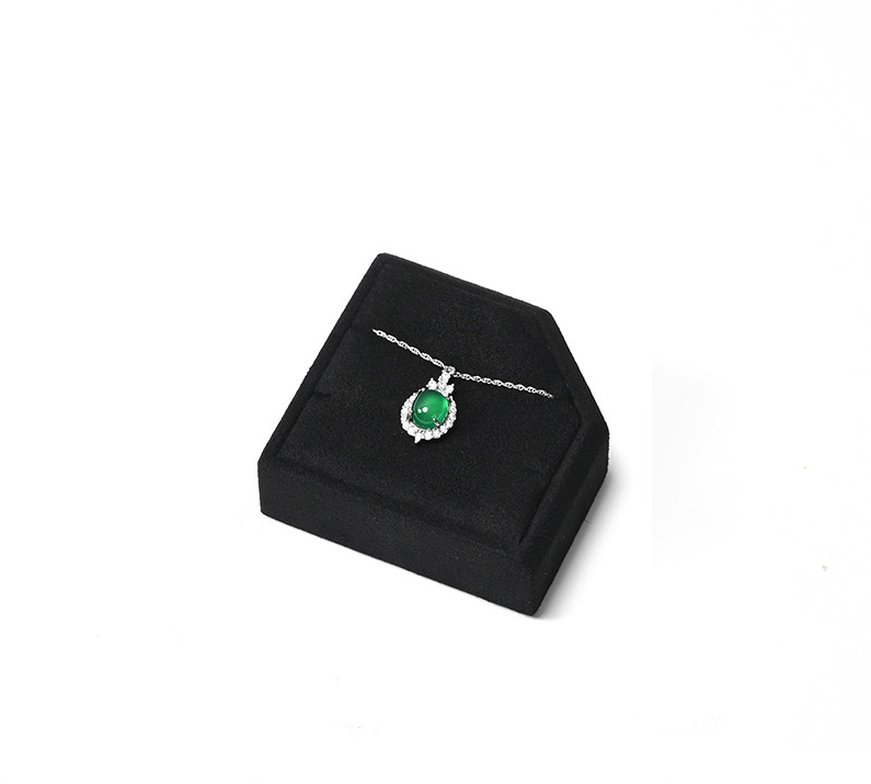 OIRLV New arrival Black Microfiber Jewelry display set:TT578