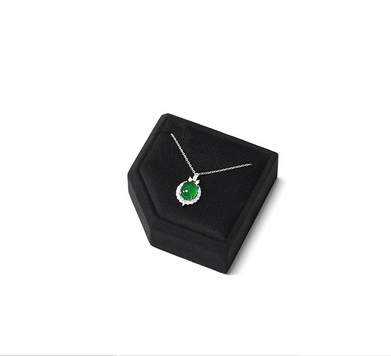 OIRLV New arrival Black Microfiber Jewelry display set:TT578