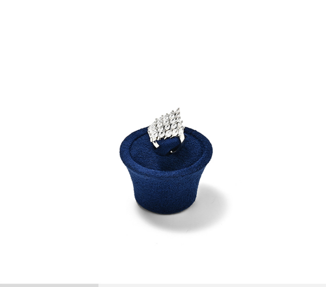 Fashion Blue Microfiber Jewelry Set Collection  TT593