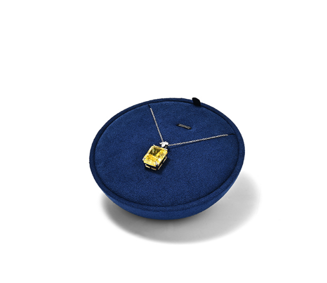 Fashion Blue Microfiber Jewelry Set Collection  TT593