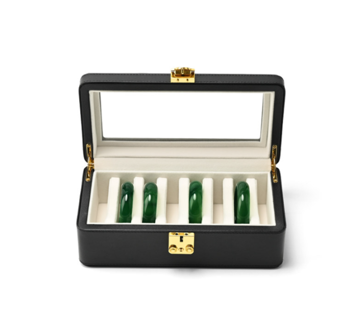 OIRLV hot sale Black Velvet Bracelet storage box:H185