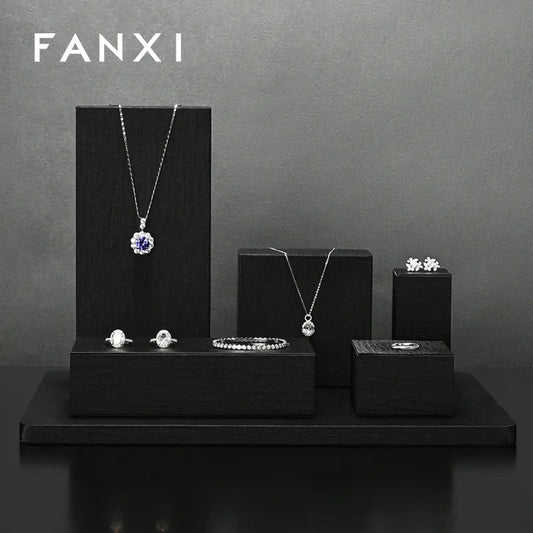 OIRLV Wholesale Black Leather Jewelry Display ：J012