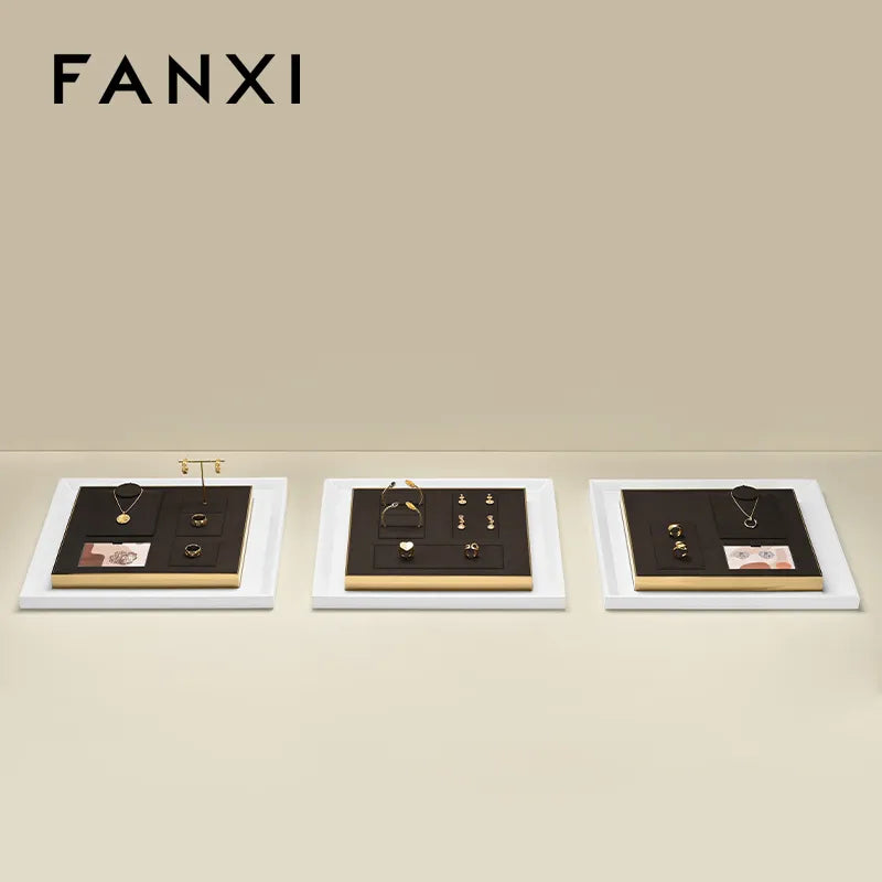 OIRLV wholesale Brown Paint and metal jewelry display :JS118